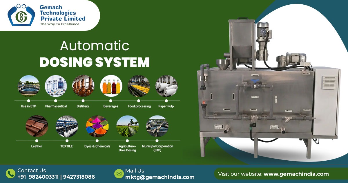 High-Performance Automatic Dosing System In Madhya Pradesh