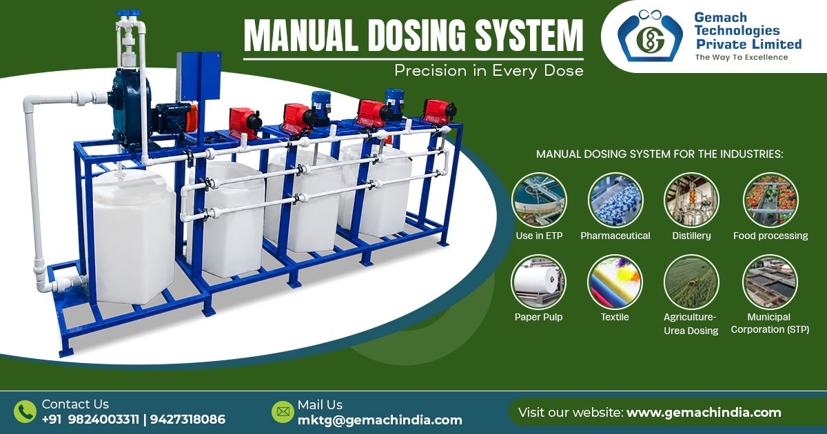 Heavy-Duty Manual Dosing System Supplier In Rajasthan
