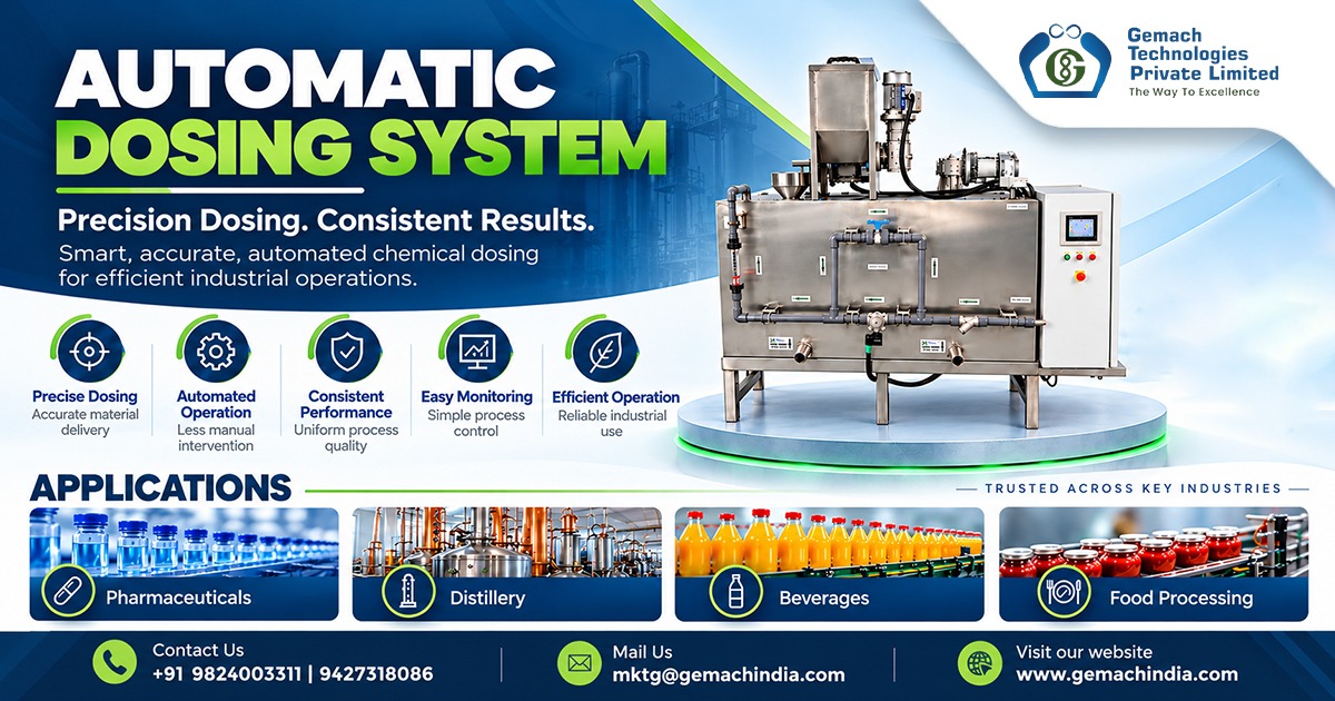 Choosing an Automatic Dosing System for Industrial Chemical Applications